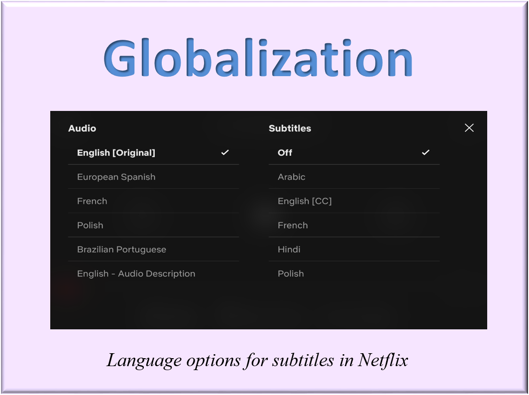 Globalization of Netflix
