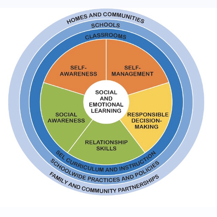 The five main components of Social Emotional Learning 