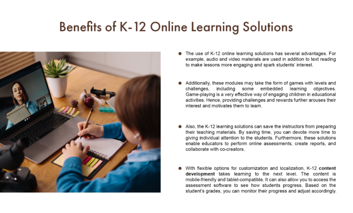 Benefits of K-12 Online Learning Solutions
